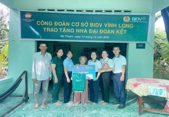 BÀN GIAO 02 CĂN NHÀ ĐẠI ĐOÀN KẾT 
DO NGÂN HÀNG BIDV TÀI TRỢ
