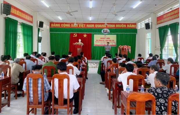 ẤP THÀNH THUẬN TỔ CHỨC NGÀY HỘI 
ĐẠI ĐOÀN KẾT TOÀN DÂN TỘC NĂM 2025
