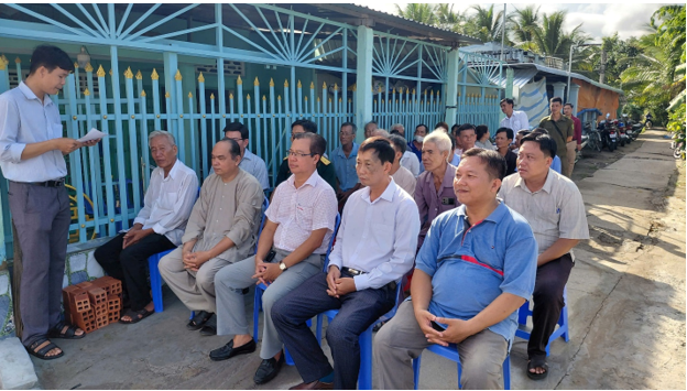 LỄ KHỞI CÔNG XÂY DỰNG TUYẾN ĐƯỜNG GIAO THÔNG NÔNG THÔN ẤP MỸ TÚ, XÃ MỸ THUẬN