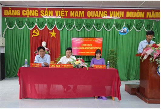 ĐẢNG BỘ TRƯỜNG THCS VÀ THPT MỸ THUẬN TỔ CHỨC HỘI NGHỊ TỔNG KẾT NĂM 2025, ĐỀ RA PHƯƠNG HƯỚNG NHIỆM VỤ NĂM 2026