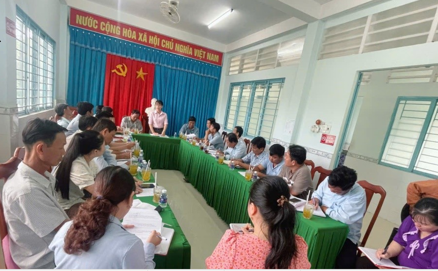 MẶT TRẬN TỔ QUỐC VIỆT NAM XÃ MỸ THUẬN
 TRIỂN KHAI KẾ HOẠCH TỔ CHỨC NGÀY HỘI ĐẠI ĐOÀN KẾT TOÀN DÂN TỘC  NĂM 2025
