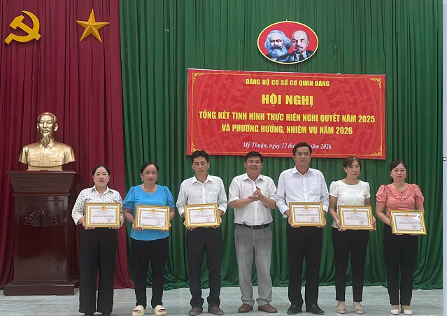 ĐẢNG BỘ CƠ SỞ CƠ QUAN ĐẢNG TỔ CHỨC HỘI NGHỊ TỔNG KẾT NĂM 2025 VÀ ĐỀ RA PHƯƠNG HƯỚNG, NHIỆM VỤ NĂM 2026
