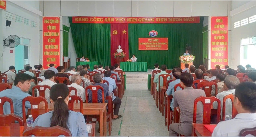 HỘI NGHỊ TIẾP XÚC CỬ TRI SAU KỲ HỌP THƯỜNG LỆ
 CUỐI NĂM 2025, HĐND TỈNH KHOÁ X
